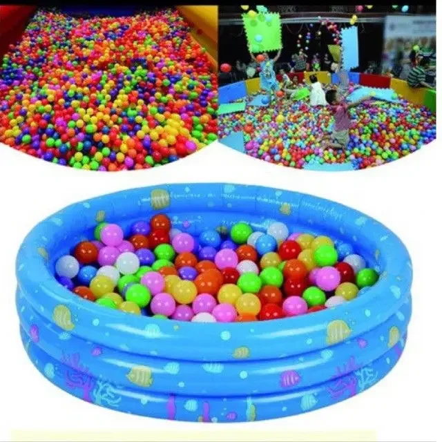 30 PCS 6.5cm Colorful Fun Plastic Non-Toxic Ocean Ball Sea Ball Play Ball Pools Ball Bola Mainan