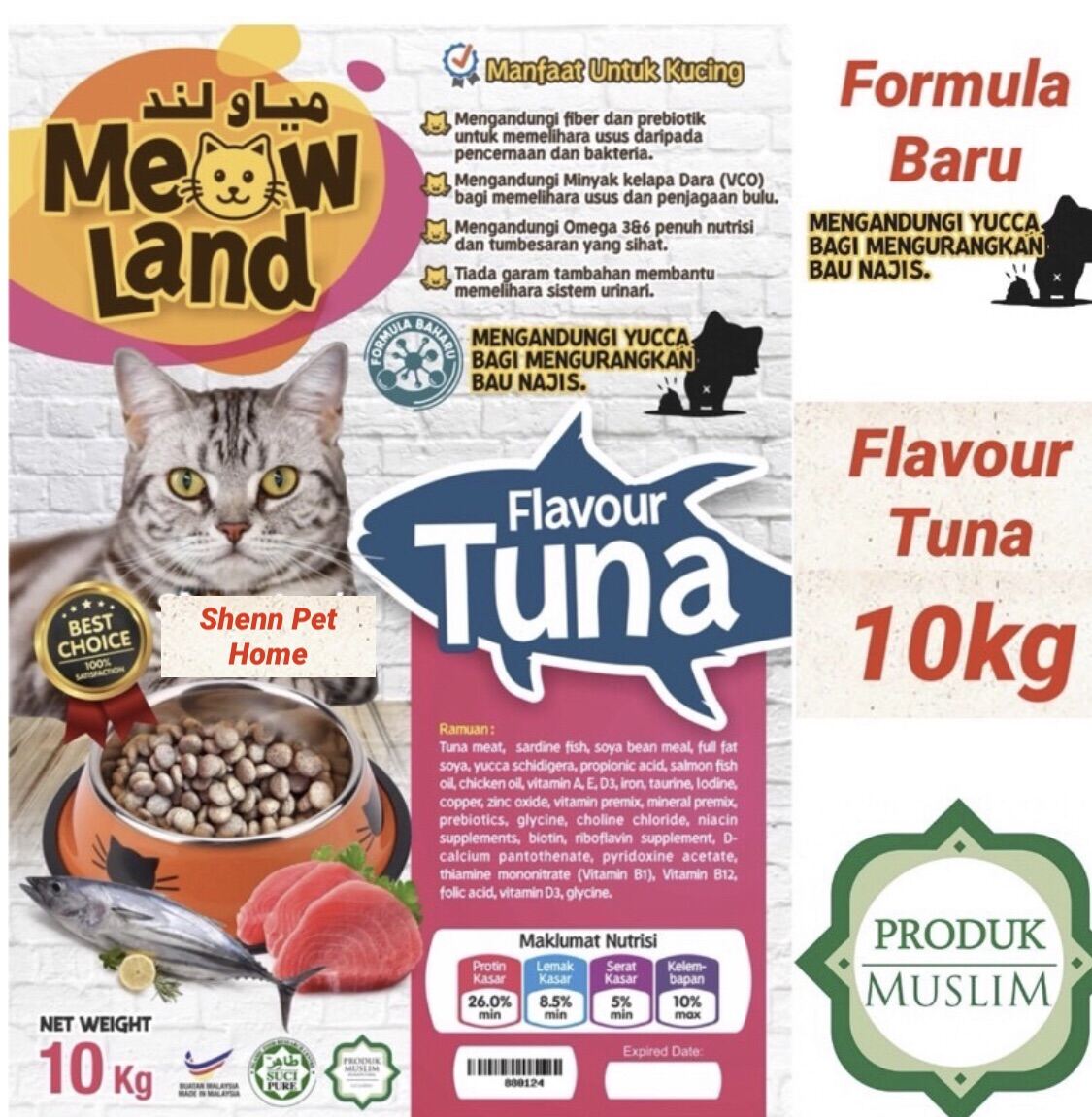 Beli makanan kucing murah 10kg Pada Harga Terendah  Lazada.com.my