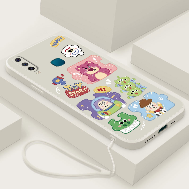 Vivo 1901 1902 1904 1906 V2254 V2206 V2207 V2203 1935 1938 Classic Cartoon Soft Case Cute Disney Lotso Silicone Rubber Cover. 