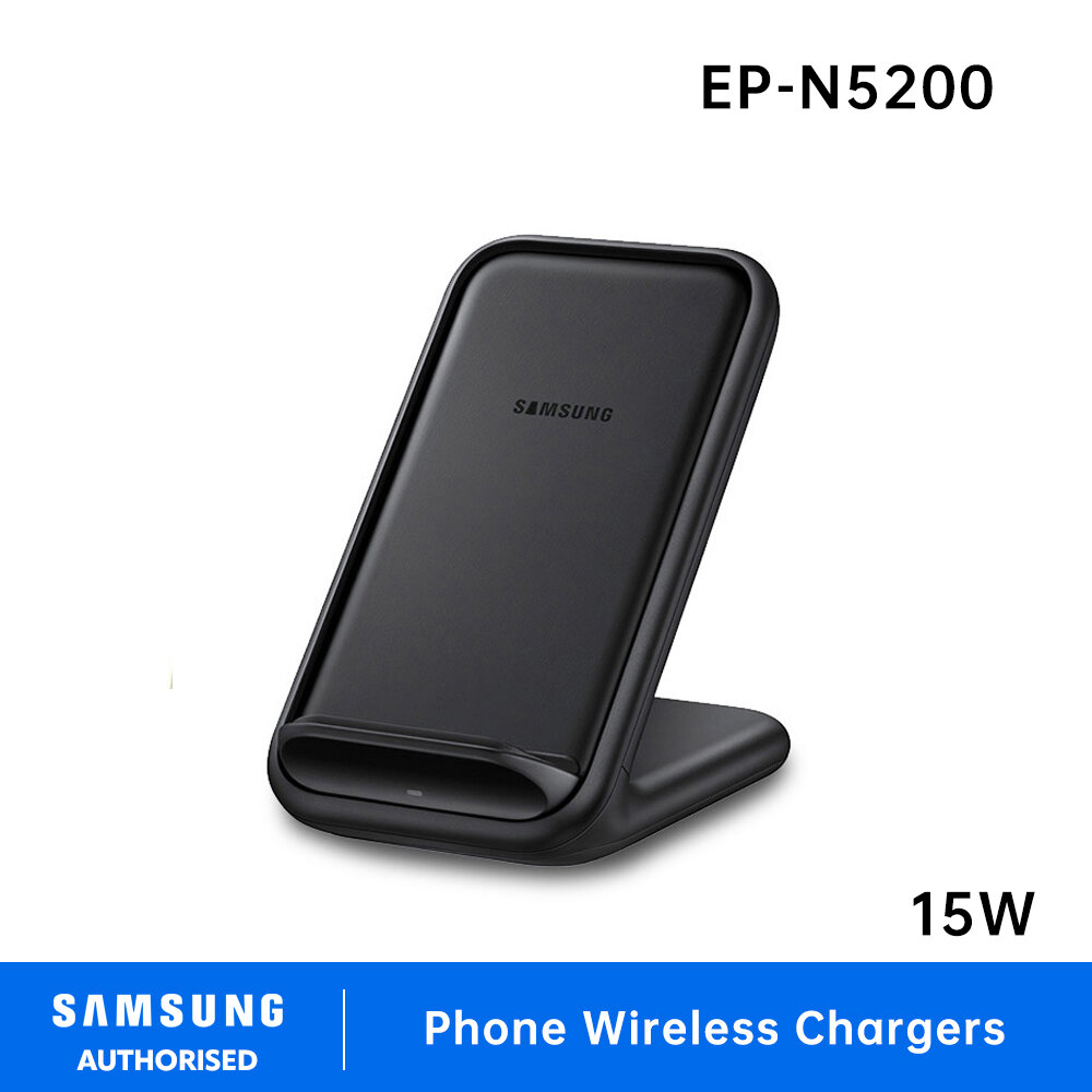 Original Samsung 15W Wireless Charger Stand Fast Qi Charge EP-N5200 For Samsung Galaxy S24 S23 S22 S21 S20 Note20 Flip6 And More - Image 2