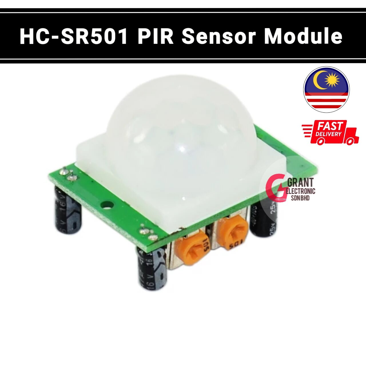 HC-SR501 PIR Human Living Animal Motion Detect Detector Sensor ( Passive  Infrared Sensor ) for Arduino | Lazada