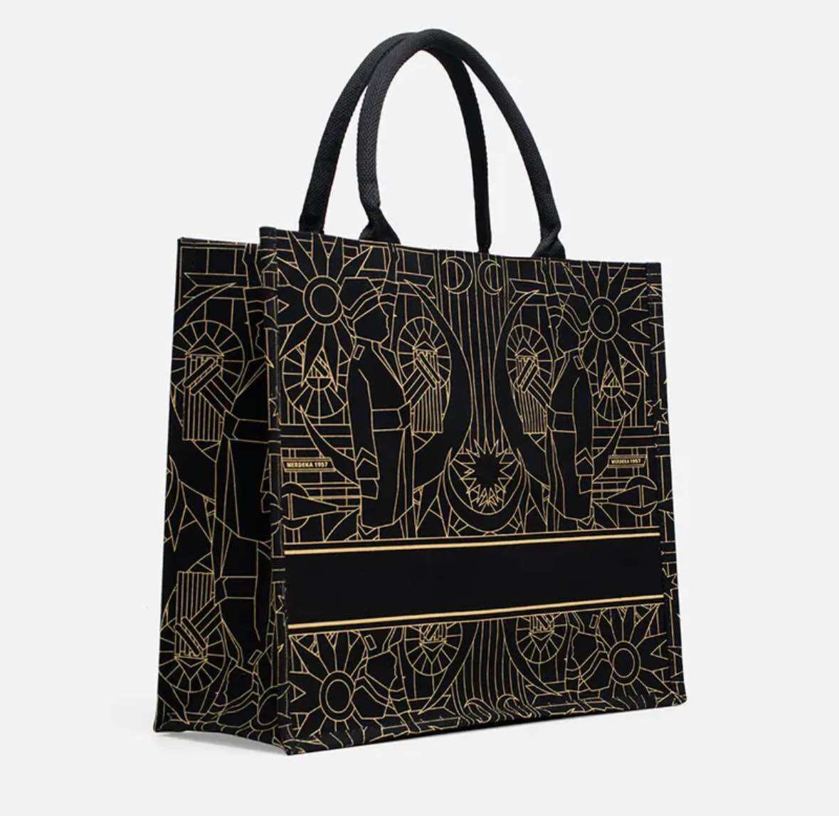 トートバッグ CHRISTY NG Singapore 23 GROCERY TOTE Welcome To The Jungle Large Grocery Bag | Christy Ng