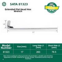 SATA | Hex Key Wrench High Hardness Extended