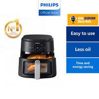 Philips NA221 13-in-1 Airfryer | 4.2L | RapidAir Tech - Deliciously Crisp | Multi-Cooking Modes [Fry Grill Bake…] | Cooking Window | Up to 90% Less Fat | 8 Presets for Easy Cooking | Non-Stick PFOA-Free | Genuine Product | 2 Yrs Warranty |  NA221/09