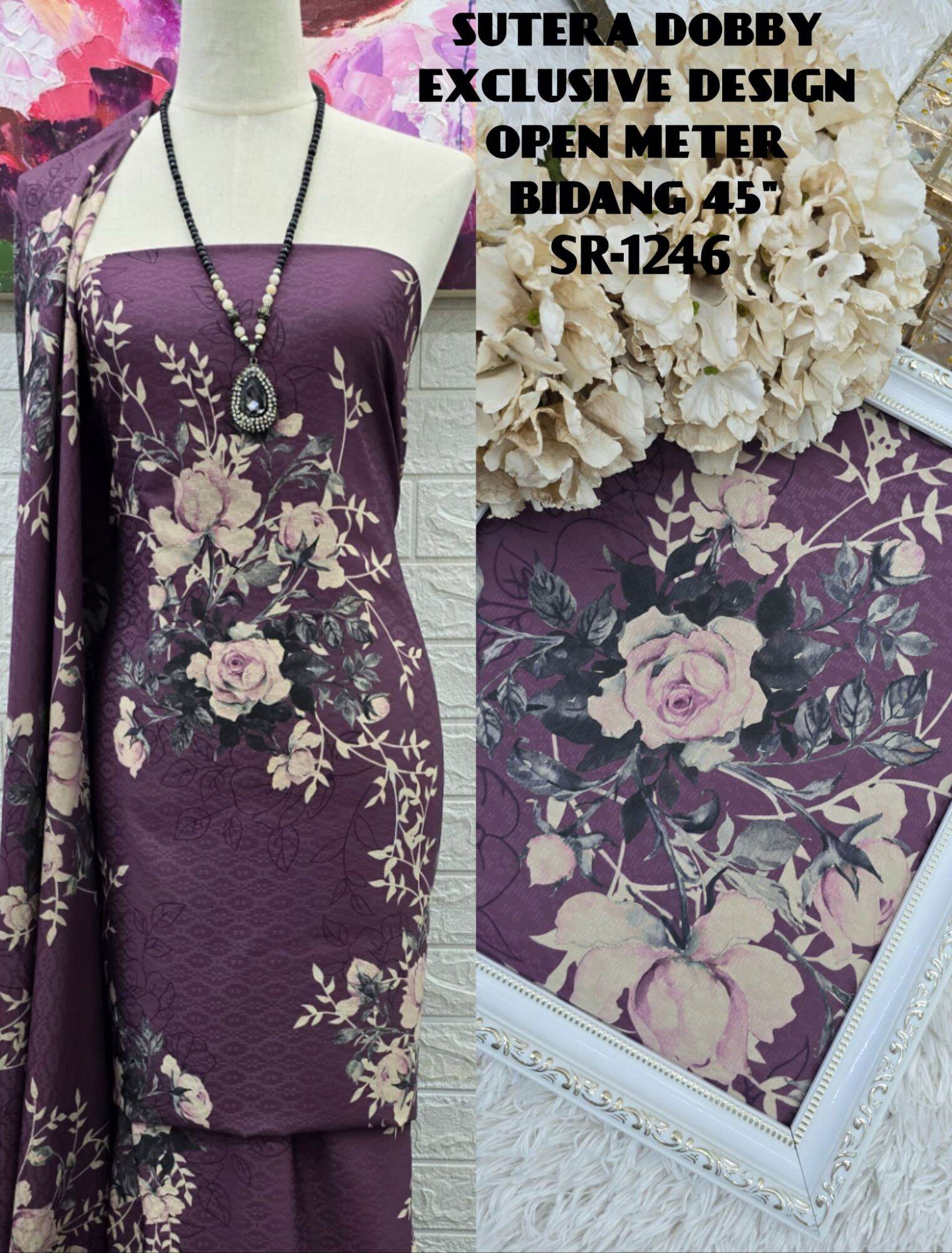 [Available] Kain Pasang Sutera Dobby Exclusive - Bidang 60