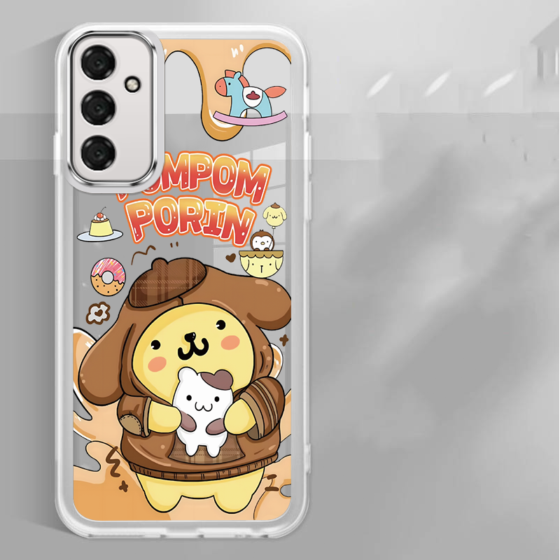 Samsung A17 samsung A07 A17 5G Sanrio Pompompurin Case Solid Case Crystal Clear Cover Cute Casing. 