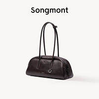 Songmont Yore Toast Bag Full-Grain Leather Shoulder Bag for Women Baguette Shape
