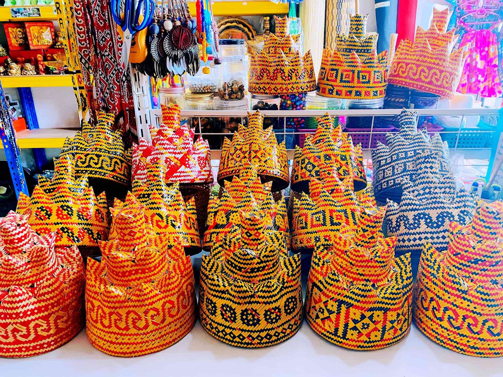 Topi Tradisional Iban (Dewasa & Budak)🔥Topi Lanjang Borneo Sarawak🔥