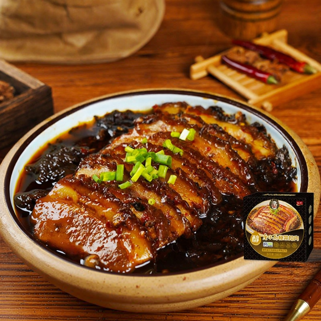 Instant MeiCai KuoRou 380g*2 Semi-Finished Product Home Heating Ready to Eat Pre-Cooked Pork Dish from TangRenShen Brand Harga  82 Ringgit*Penghantaran Percuma
