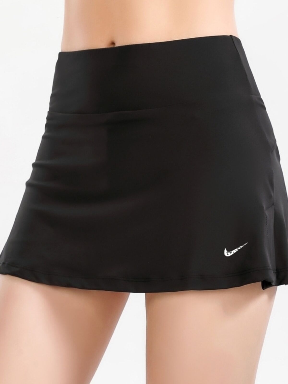 High Waist Sports Skirt Quick Dry Fitness Short Skirt Yoga Tennis Skirt Badminton Fake Two-Piece Skirt Pants for Women