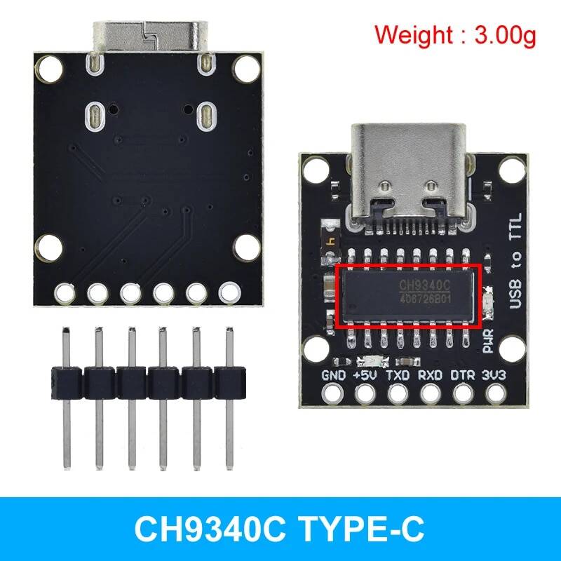 TZT CH340N SOP8 USB to TTL Module Pro Mini Downloader Replaces CH340G ...