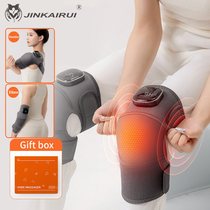 Jinkairui Máy Mát Xa Đầu Gối Để Giảm Đau Đầu Gối, Miếng Đệm Sưởi Ấm Đầu Gối Cho Đầu Gối Để Giữ Ấm, Quấn Nẹp Đầu Gối Nóng Để Giảm Đau Đầu Gối, Khuỷu Tay Và Vai