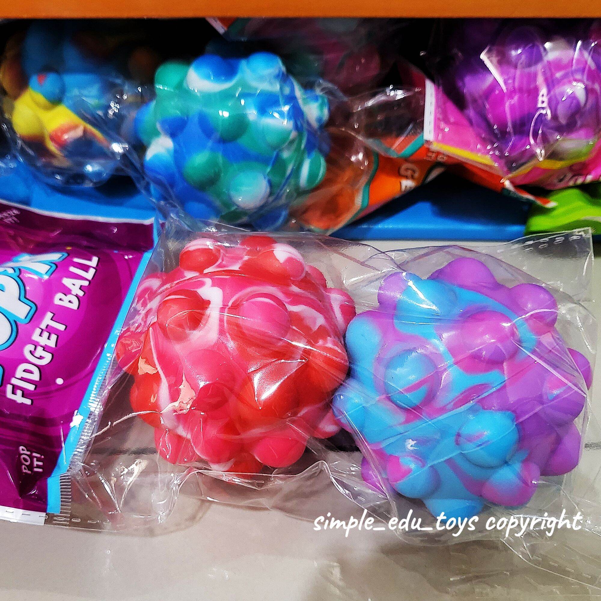 Fidget Balls Pop It Squeeze It Fidget Ball Sensory Kids Destress Toy