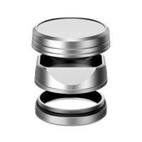 JJC Square Metal Lens Hood For Fuji X100VI X100V X100F Fujifilm Lens Protective AccessoriesInclude Hood Cap and Adapter RingAllows Install 49mm Filter