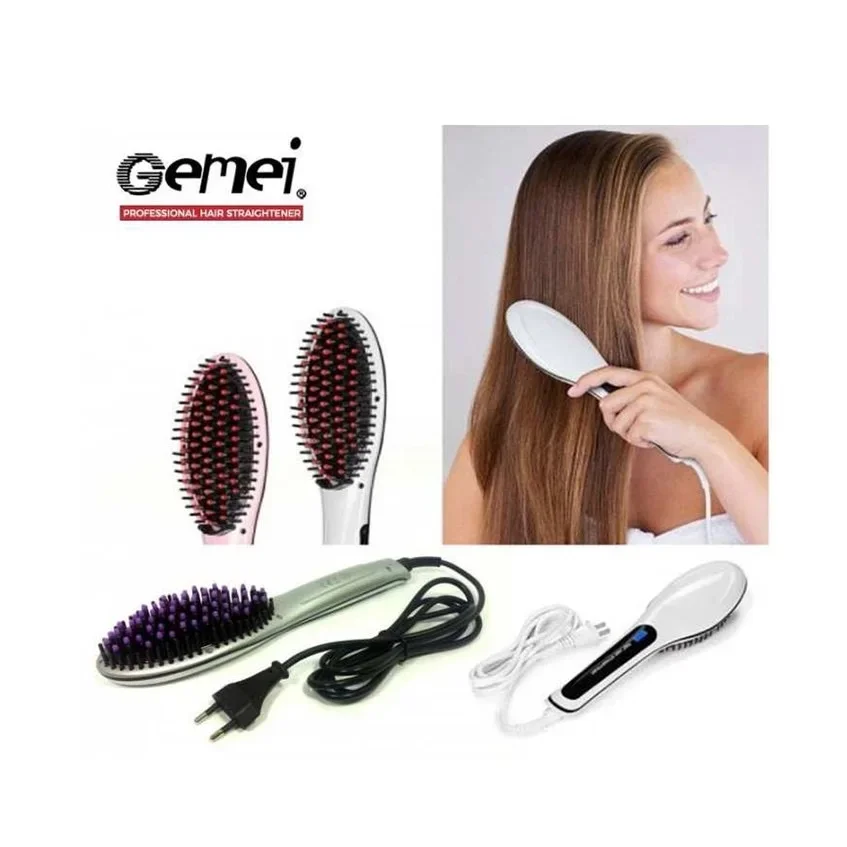 Progemei professional hair straightener brush gm-2973