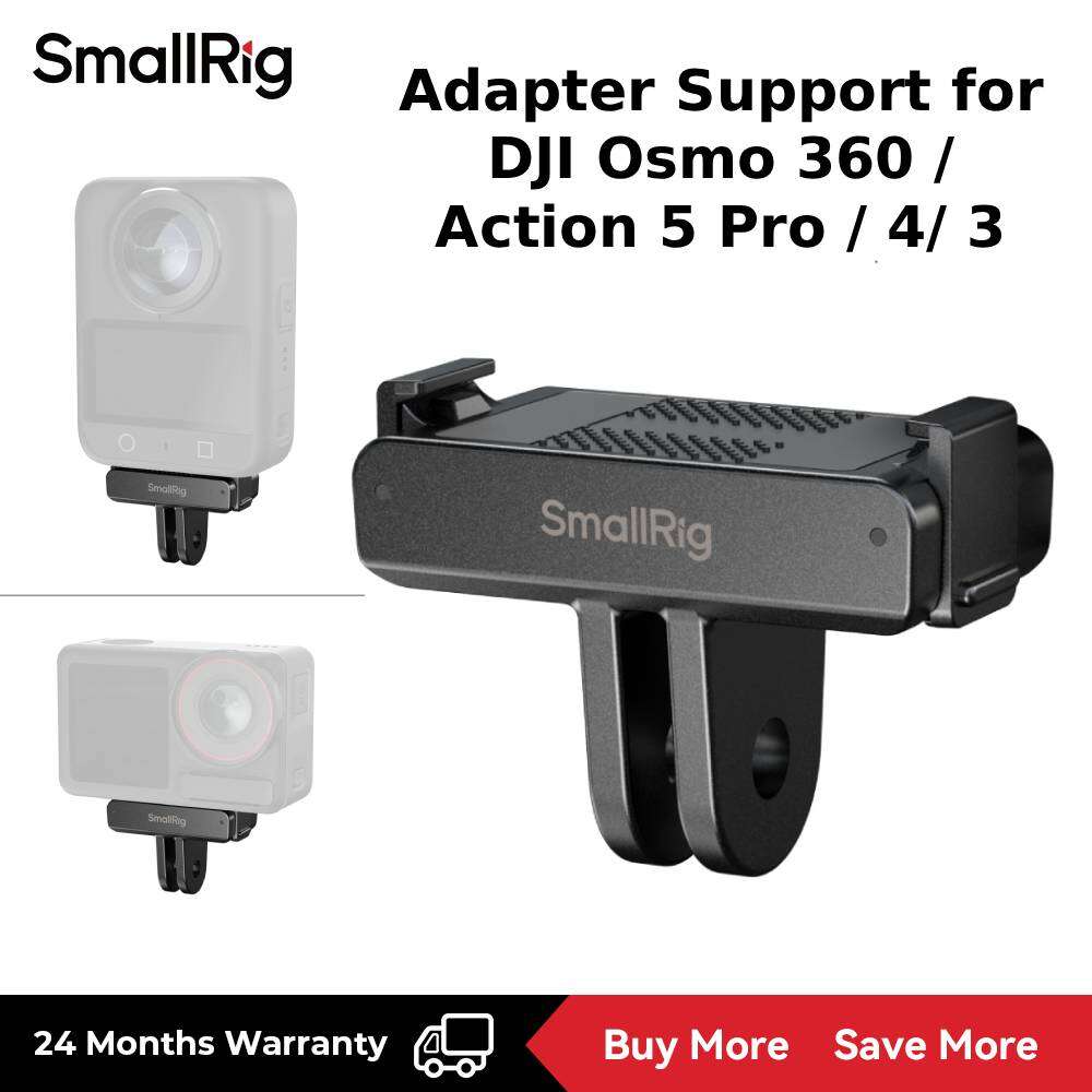 SmallRig Adapter Support for DJI Osmo 360 / Action 5 Pro / 4/ 3 #5813