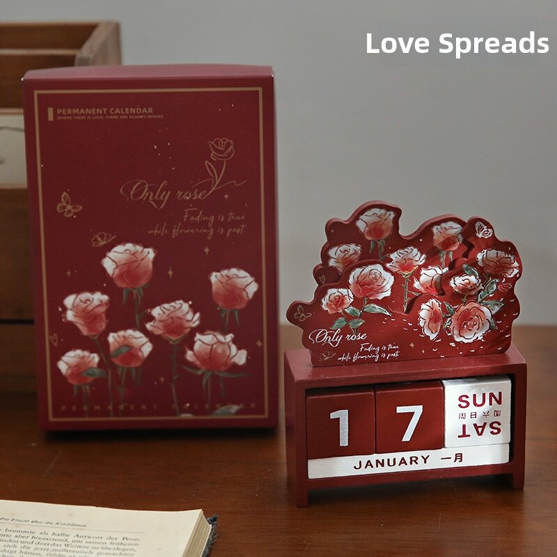 Creative Desktop Gift Calendar Building Blocks 2026 Year Design