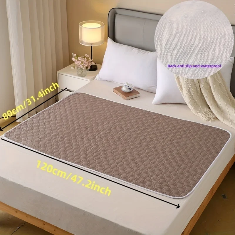 Washable Incontinence Pads for Elderly & Pets - Leak-Proof Bed Care Mats Ideal for Menstruation & Home Use Multiple Sizes