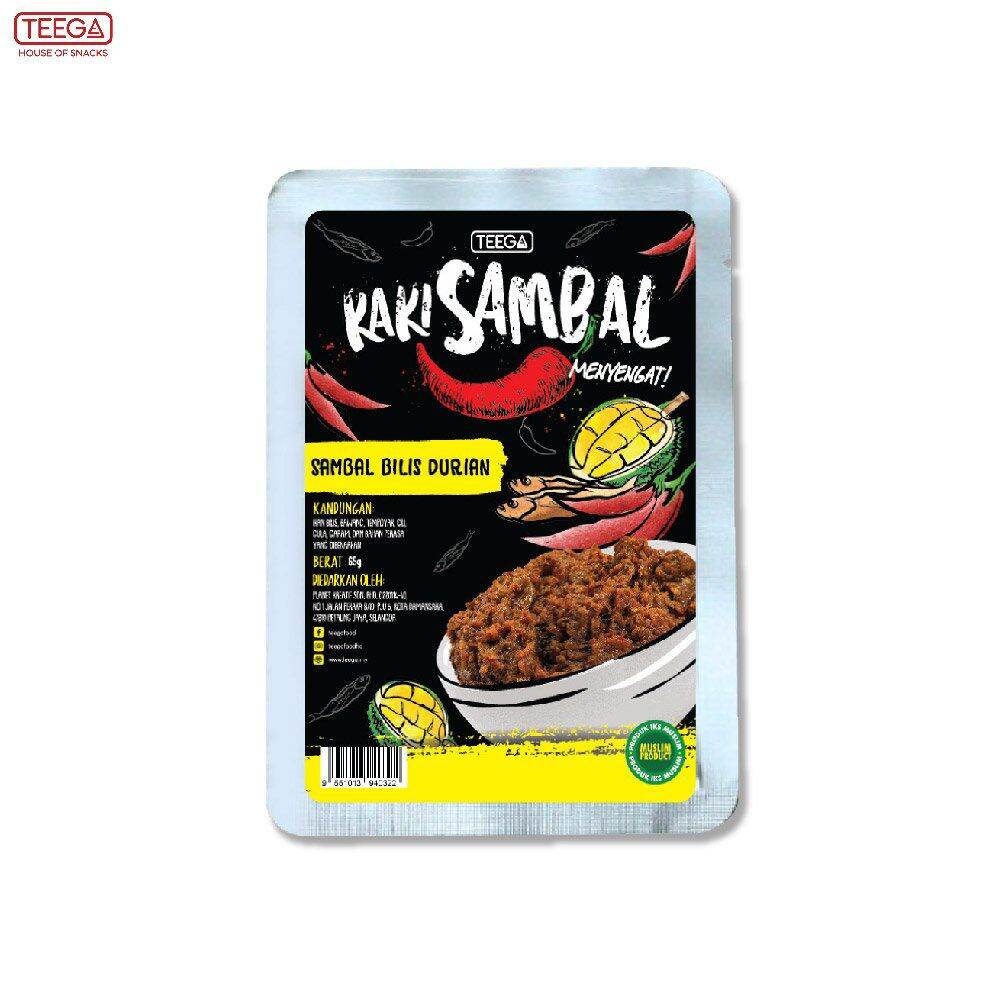 Sambal Hitam / Sambal Bilis Durian / Sambal Garing Jawa / Sambal Daging Dendeng by TEEGA. 