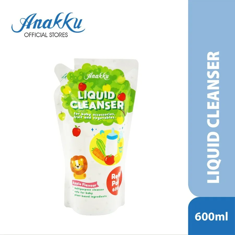 Anakku Liquid Cleanser Apple Flavour 600ml x 1 (Refill Packs)