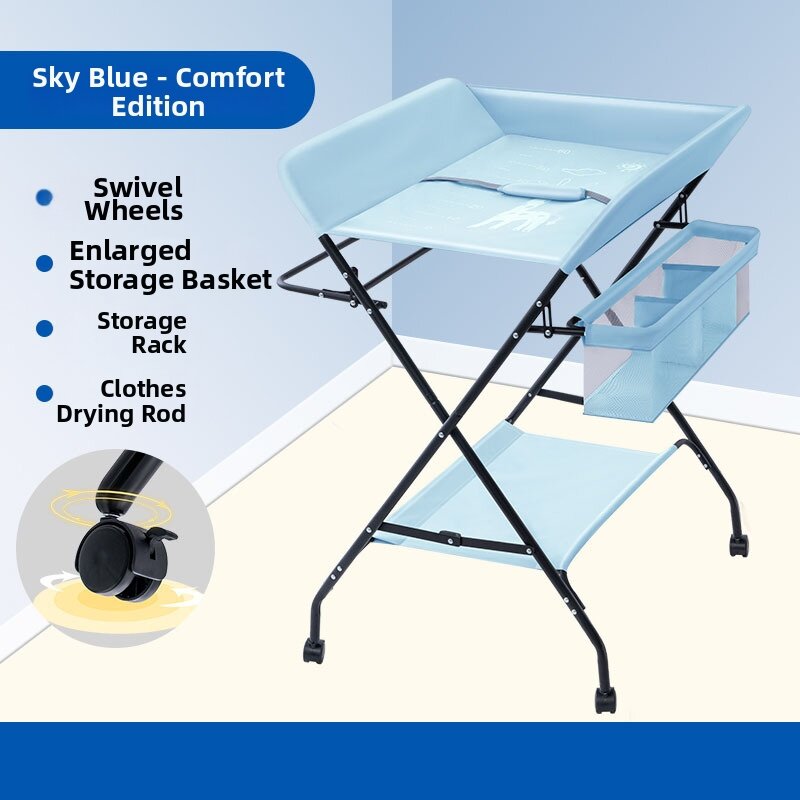 Multi-functional Foldable Diaper Changing Table
