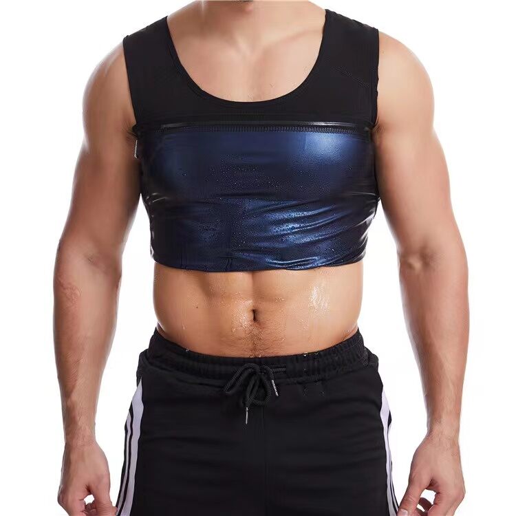 Sport Women Polyester Sweat Vest Sauna Effect Sportswear Weight Loss Waist ABS Training