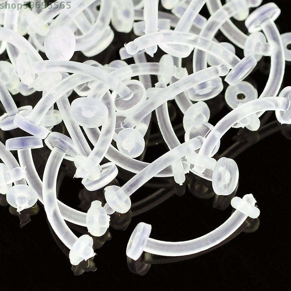 Student Lip Nail Eyebrow Binding Transparent Invisible Plastic Lip Nail