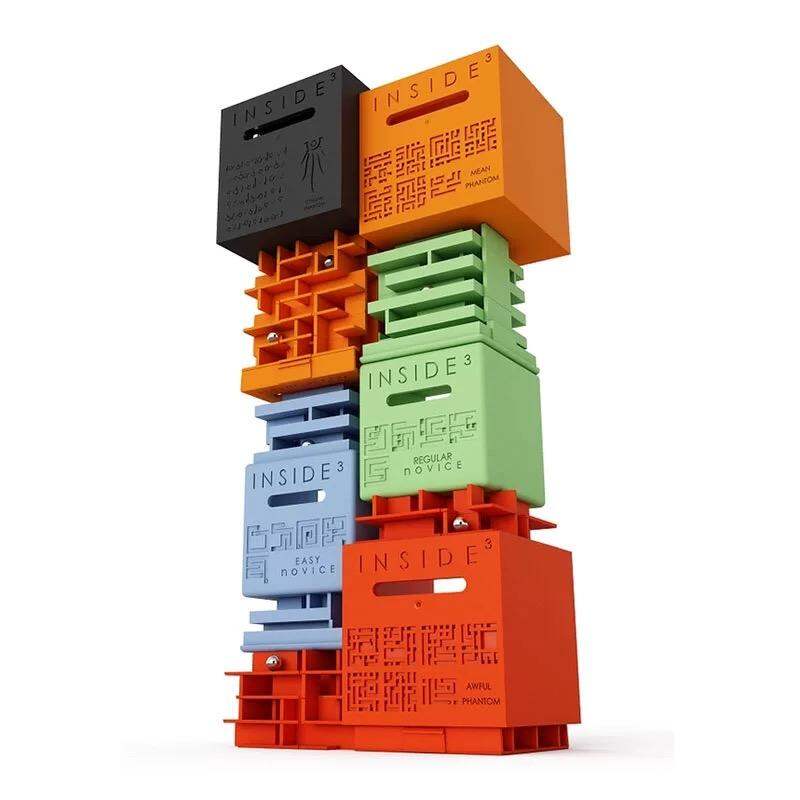 Inside3 3D Maze Puzzle High Difficulty Brain Teaser Rollerball Mystery Game Educational Toy for Ages 9 And above Plastic Material Harga  160 Ringgit*Penghantaran Percuma