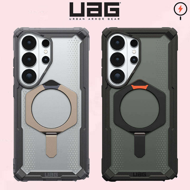 Original UAG Plasma XTE Case with Magsafe / Kickstand for Samsung Galaxy S26 Ultra / Galaxy S26 Edge / Galaxy S25 Ultra / Galaxy S24 S23 Ultra Case Rugged Military Grade Drop Proof Transparent Protective Cover
