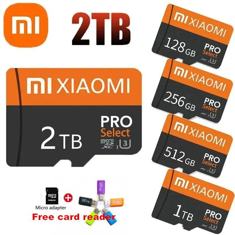 Super Xiaomi 2TB A2 Micro SD/TF Memory Card 256GB 512GB 1TB MicroSD Memory Card New ราคา 163 บาท*ส่งฟรี
