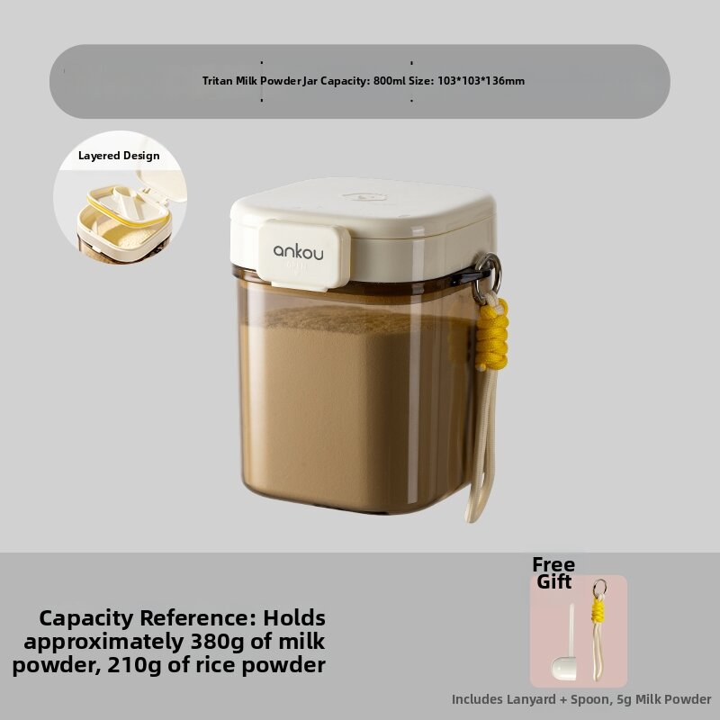 Ankou | Portable Waterproof Sealed Milk Powder Storage Jar