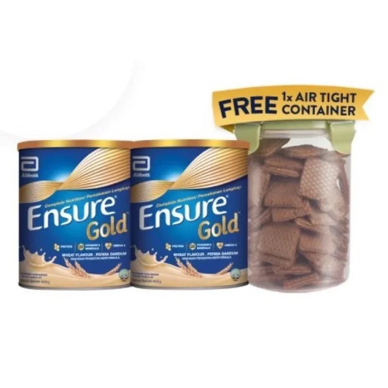 Ensure Gold - Vanilla/wheat (850g)/Vanila 850gX2 with free gift