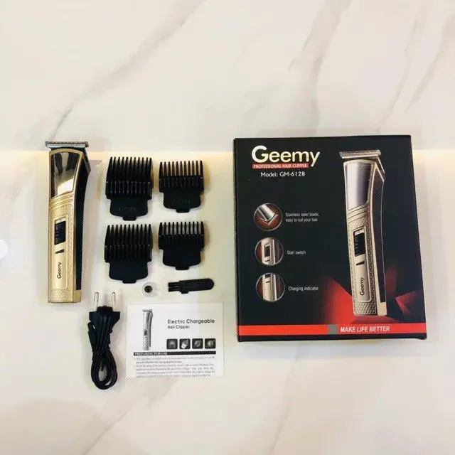 Original Geemy GM6128 Rechargeable Professional Hair Clipper Cutter Shaver