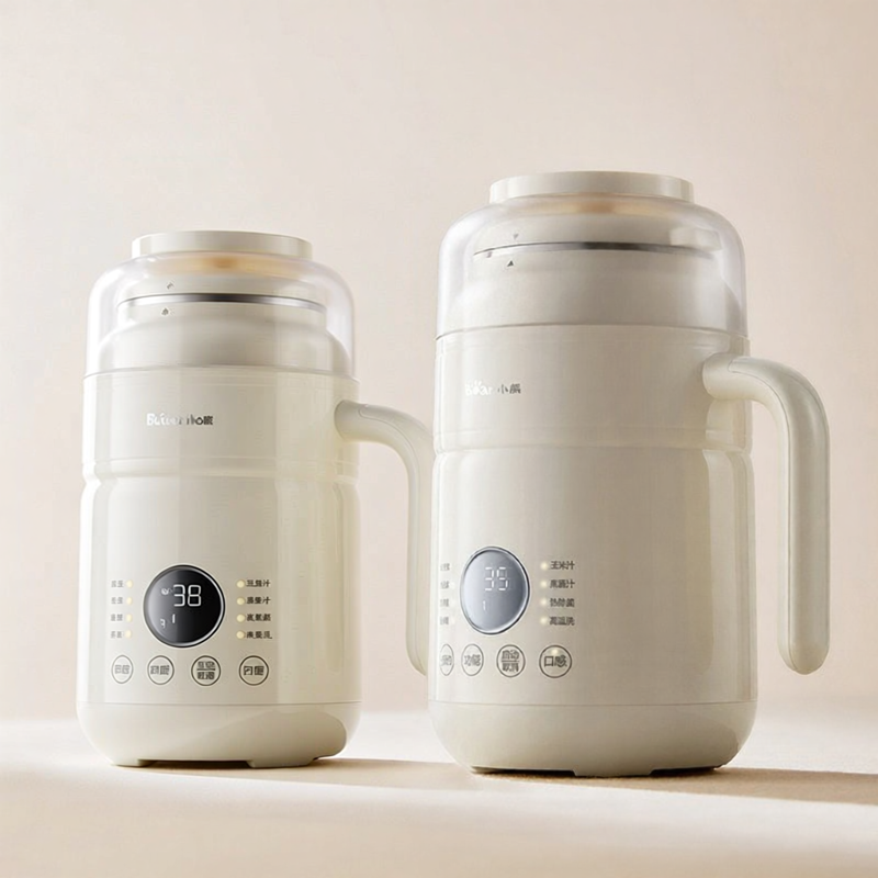 Bear | Multifunctional Baby Food Processor No-residue Quiet Mini Steaming Blending Soaking