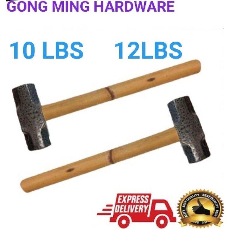 🎉READY STOCK🎉BLACKSMITH SLEDGE HAMMER WITH CANE ROTAN HANDLE (Sledge