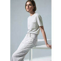 AMII | Stylish Embellished Cotton T-Shirt