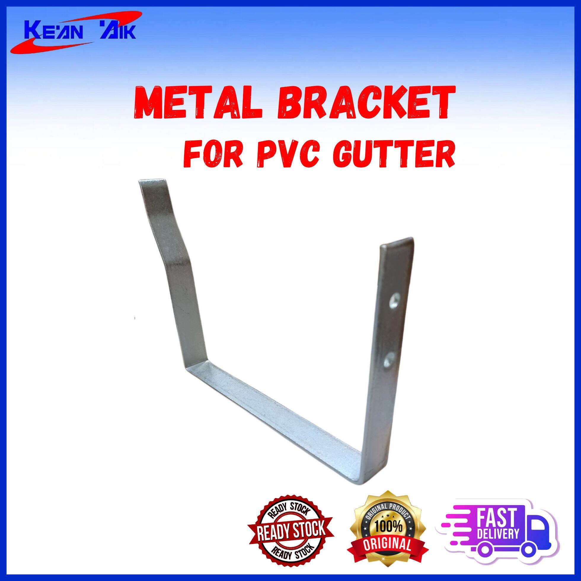 Metal Bracket for PVC Gutter / Bracket Besi Lazada