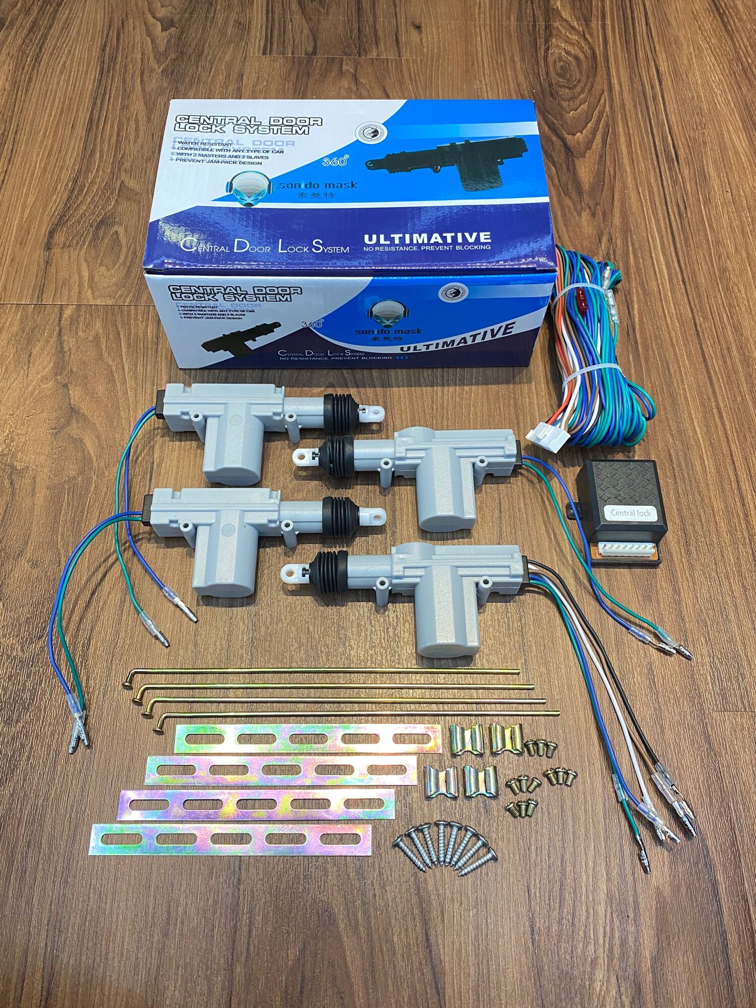 Universal Car Alarm Power Center central Door Lock System Control locking Module wira iswara