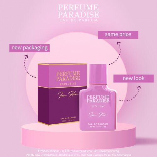 PERFUME PARADISE EXCLUSIVE FOR WOMEN 30ml Lazada