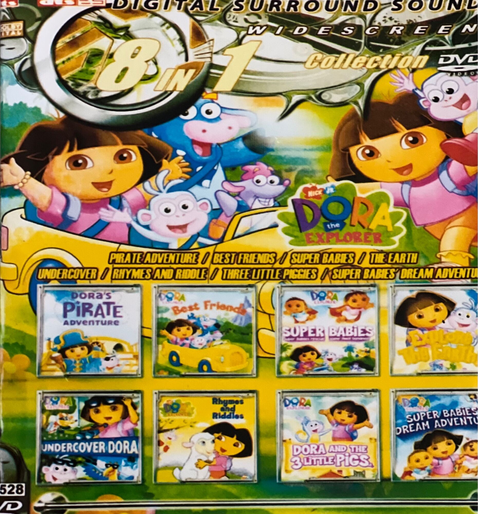 DVD Dora the explorer cartoon the movie 8 in 1 collection Lazada