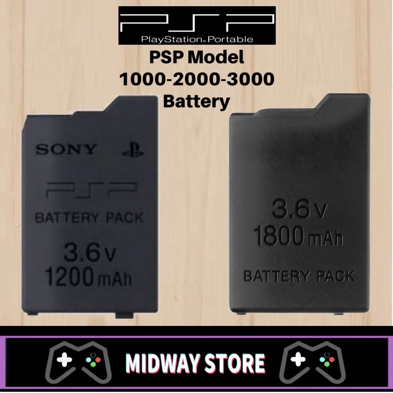 SONY PSP Battery for 2000-3000
