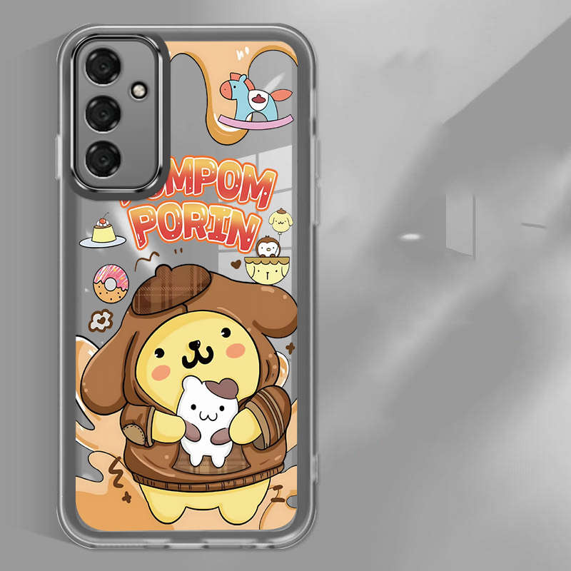 Samsung A17 samsung A07 A17 5G Sanrio Pompompurin Case Solid Case Crystal Clear Cover Cute Casing. 