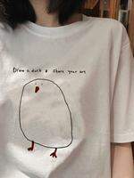 YOULIZHIHUA | Vintage Chic Hong Kong Style INS Fashion Oversized Short Sleeve T-Shirt