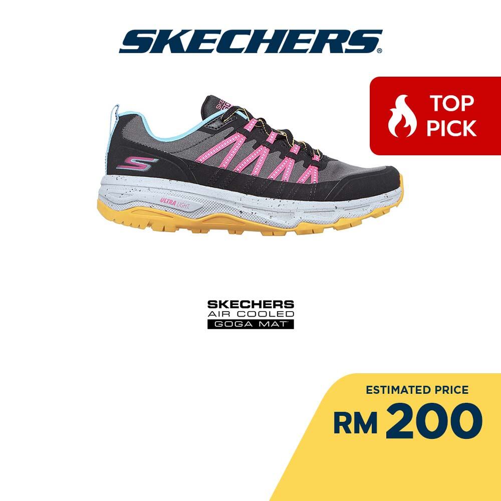 [Lazada Exclusive] Skechers Women GOrun Trail Altitude Running Shoes - 128203-BKLB Air-Cooled Goga M