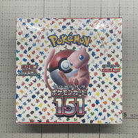 140pcs/Box Anime Pokemon Japan Version TCG Scarlet Violet 151 Classics Expansion Booster Box Pokemon Trade Card 20 Pack Gifts