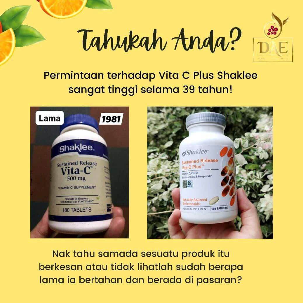 Vitamin c shaklee berapa mg