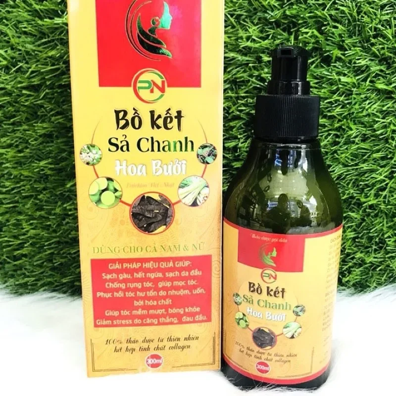 Dau Goi Bo Ket Chanh Sa Hoa Buoi - Herbal Shampoo 300ml