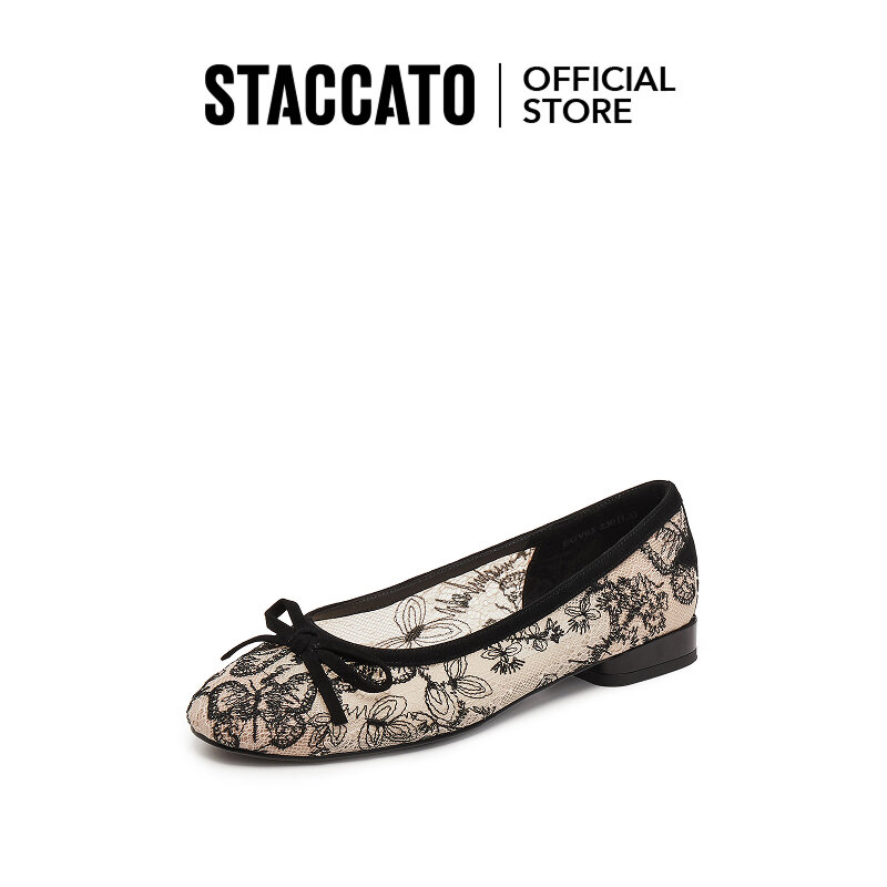 Staccato Women's Flat Shoes Heels Round Toe Ballet Flats EGV03/ECJ02 ราคา 4,590 บาท*ส่งฟรี