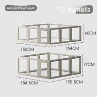 Popocola | Transparent Acrylic Indoor Pet Fence