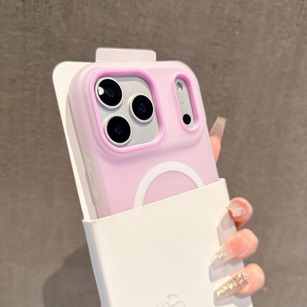 Candy Colour Magnetic Wireless Charging Case For Iphone Pro Max_voghion.com